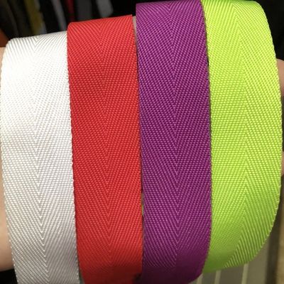 качество  Herribone Polypropylene Webbing 20mm 25mm ISO14001 Pp Webbing завод