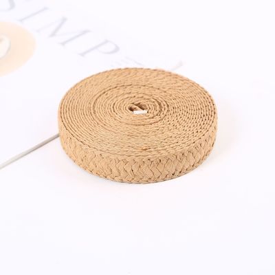 Сертификат FSC Raffia Тканеная бумажная лента Эко-дружественная упаковка Подарочная бумажная лента