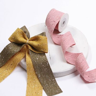 Двухлинейная хлопчатобумажная ленточная ленточная лента 6mm-40mm Custom Ribbon Rolls OEM