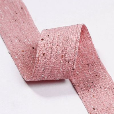 Двухлинейная хлопчатобумажная ленточная ленточная лента 6mm-40mm Custom Ribbon Rolls OEM
