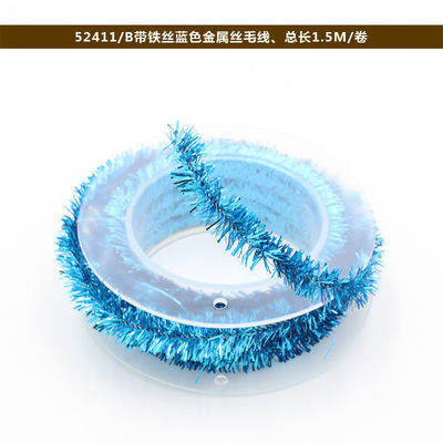 Светлая проводная бумажная веревка 100м Бумажная веревка Розовое серебро