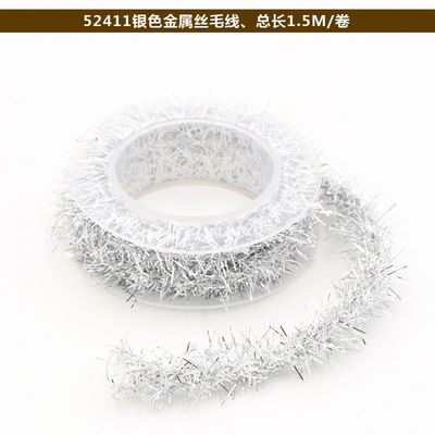 Светлая проводная бумажная веревка 100м Бумажная веревка Розовое серебро