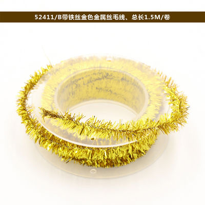 Светлая проводная бумажная веревка 100м Бумажная веревка Розовое серебро