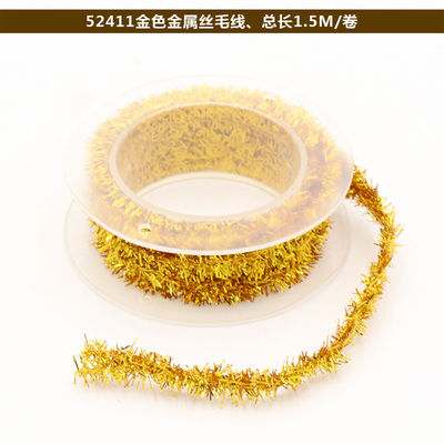 Светлая проводная бумажная веревка 100м Бумажная веревка Розовое серебро