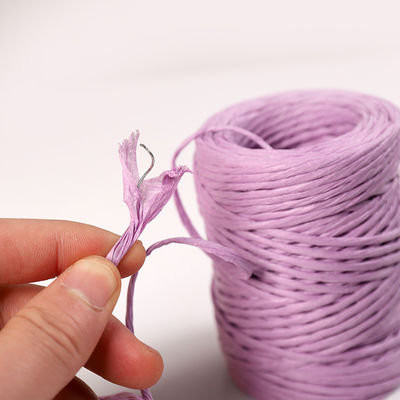 Железная проволока 2 мм бумажная веревка эко DIY Скрученная бумажная веревка биоразлагаемая