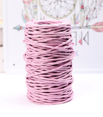 Железная проволока 2 мм бумажная веревка эко DIY Скрученная бумажная веревка биоразлагаемая