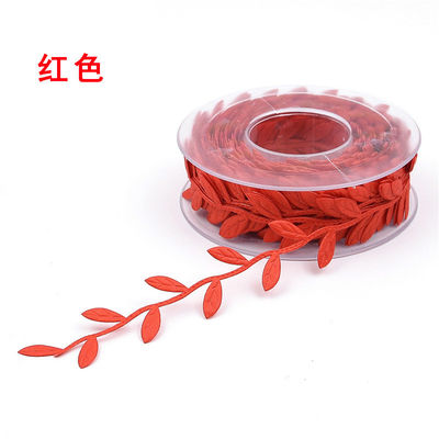 Ультразвуковая красная лента из полиэстера для украшения свадьбы